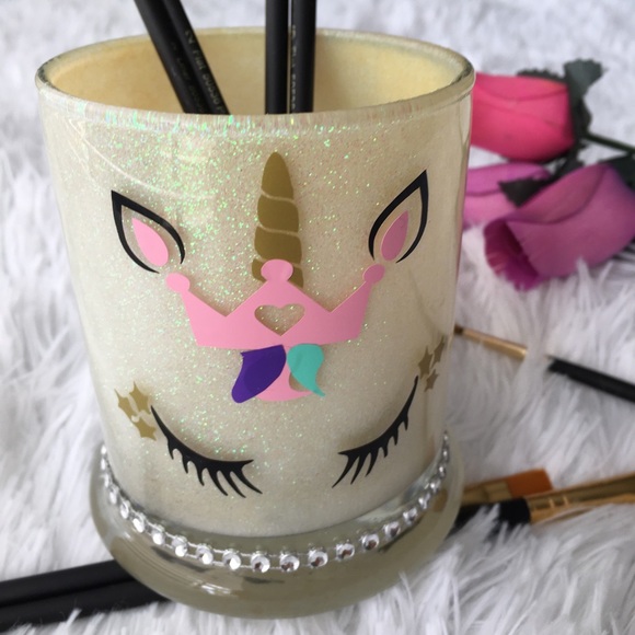 1 pc Unicornio 🦄 Holder Brushes Glitter Makeup 💄 - Picture 4 of 8